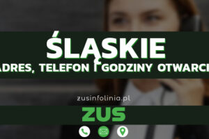 ZUS Śląskie – Adres, Telefon, Godziny otwarcia i Infolinia w 2025 roku